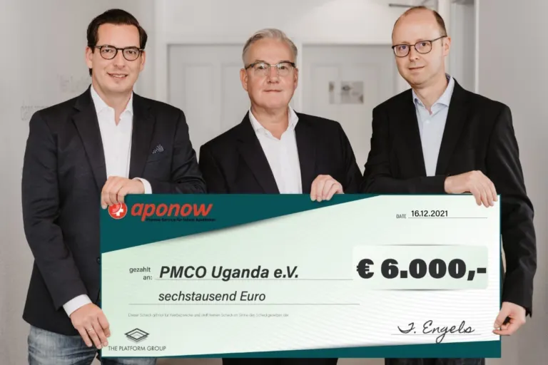 TPG and ApoNow donate 6000 euros to children’s aid project in Uganda