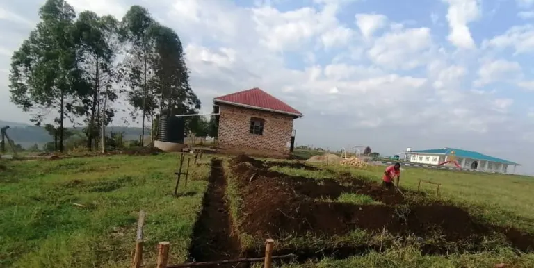 Start of kitchen construction