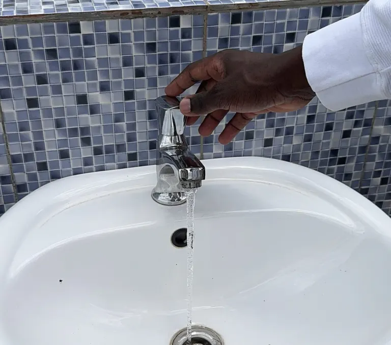 Endlich fließt das Wasser!